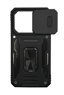Чехол Camshield Army Ring для Xiaomi Mi 15T black противоударный шторка/защита камеры