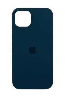 Силиконовый чехол Full Cover для iPhone 13 blue jay