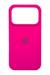 Силіконовий чохол Full Cover для iPhone 17 Pro barbie pink