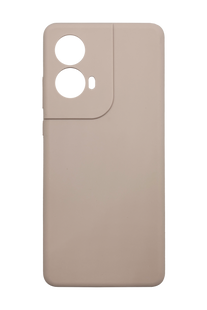 Силіконовий чохол Full Cover для Motorola Moto G85 pink sand Full Camera без logo