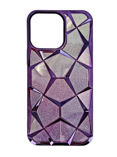 Силіконовий чохол Abstraction color для iPhone 15 Pro Max violet