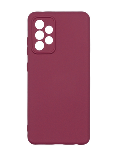 Силиконовый чехол Full Cover для Samsung A52 4G/A52 5G/A52s marsala Full Camera без logo