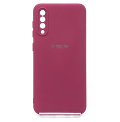 Силиконовый чехол Full Cover для Samsung A30s/A50/A50s marsala My Color Full Camera