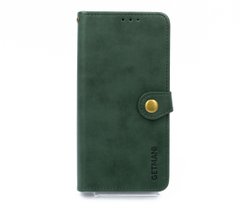 Чохол-книжка шкіра для Xiaomi Redmi Note 10/Note 10s green Getman Gallant PU