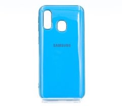 Накладка Soft Glass для Samsung A40 blue