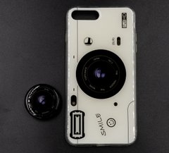 TPU чехол Photo Popsocket для Apple iPhone 7+/8+ white