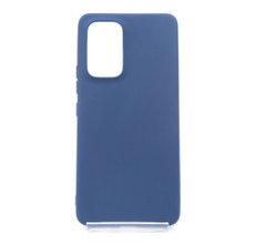 Силиконовый чехол Soft Feel для Samsung A53 5G blue Candy