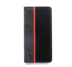 Чохол книжка Carbon для Xiaomi Redmi 9 black (4you)