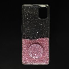 Силиконовый чехол Fashion popsoket для Samsung A31/A315 light pink