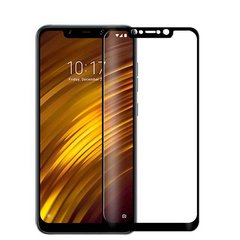Защитное 2,5D стекло Full Glue для Xiaomi Pocophone F1 black