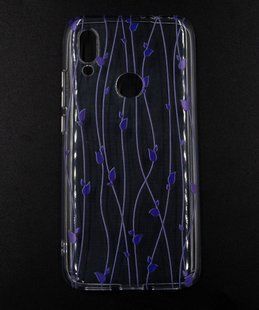 Силиконовый чехол MyPrint для Xiaomi Redmi 7 веточки lilac