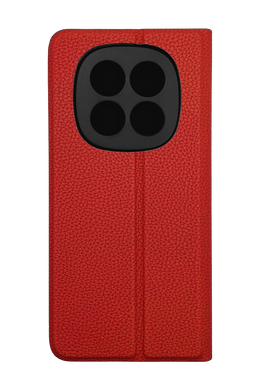 Чохол книжка FIBRA (рельєф) для Xiaomi Redmi Note 15 Pro Plus red Full Camera