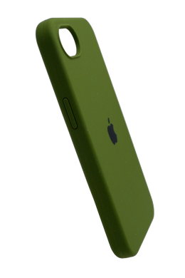 Силиконовый чехол Full Cover для iPhone 16e dark olive