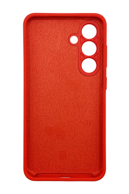Силиконовый чехол WAVE Full Cover для Samsung S25 red Full Camera