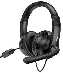 Навушники провідні Hoco W103 PC Magic black
