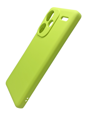 Силиконовый чехол Full Cover для Xiaomi Redmi Note 13 Pro+ yellow Full Camera без logo