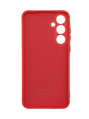 Силиконовый чехол WAVE Colorful для Samsung S24 FE red Full Camera (TPU)