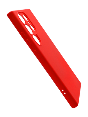 Силиконовый чехол WAVE Colorful для Samsung S24 Ultra red Full Camera (TPU)