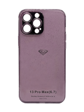 TPU чохол Nova для iPhone 13 Pro Max violet clear Full Camera