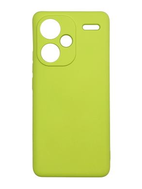 Силиконовый чехол Full Cover для Xiaomi Redmi Note 13 Pro+ yellow Full Camera без logo