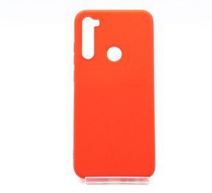 Силіконовий чохол Soft feel для Xiaomi Redmi Note 8T red Candy