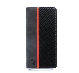 Чехол книжка Carbon для Xiaomi Redmi 9 black (4you)