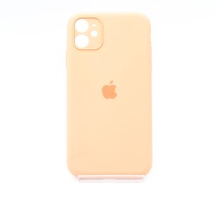 Силіконовий чохол Full Cover для iPhone 11 peach Full Camera