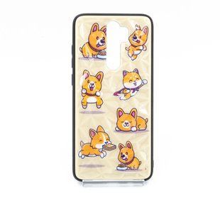 TPU+PC чохол Prisma Wave Majesty для Xiaomi Redmi Note 8 Pro Funny corgi/pink sand