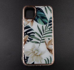 Силіконовий чохол Gelius Leaf Case для iPhone 11 orchid