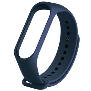 Ремешок Silicone для Xiaomi MI Band 5/6/7 dark blue