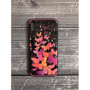 Силіконовий чохол Beckberg Spring для iPhone X pink, blue