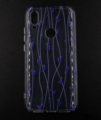 Силіконовий чохол MyPrint для Xiaomi Redmi 7 гілочки lilac