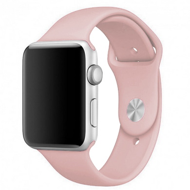 Силіконовий ремінець для Apple Watch Sport Band 38-40mm (S/M & M/L) 3pcs pink sand