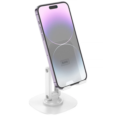 Тримач для телефону Hoco HD6 Winner dual-axis rotation white