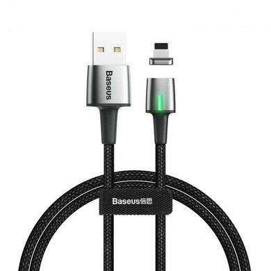 USB кабель Baseus Zink Magnetic Lightning 2.4A 1m CALXC-A01 black