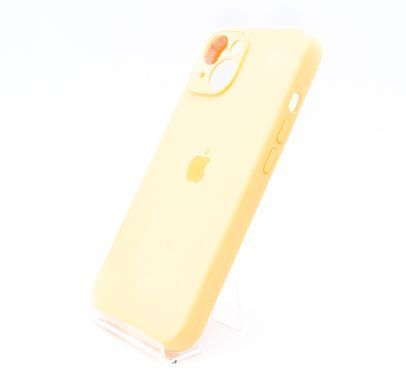 Силіконовий чохол Full Cover для iPhone 14 cantaloupe Full Camera