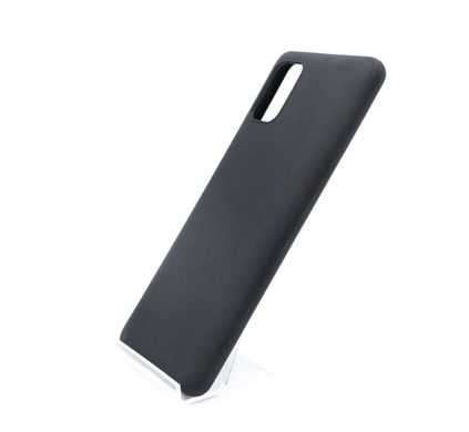 Силіконовий чохол Soft Feel для Samsung A31 black Candy