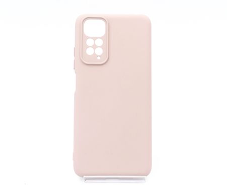 Силіконовий чохол Full Cover для Xiaomi Redmi Note 11/Note11S pink sand Full Camera без logo