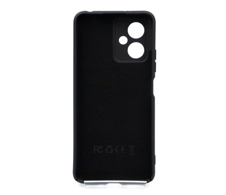 Силіконовий чохол Full Cover для Xiaomi Redmi Note 12 5G/Poco X5 5G black Full Camera без logo