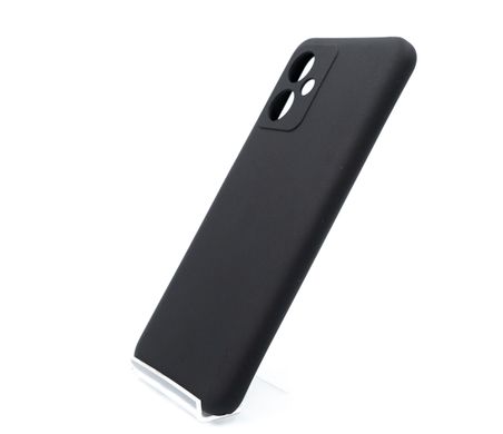 Силіконовий чохол Full Cover для Xiaomi Redmi Note 12 5G/Poco X5 5G black Full Camera без logo