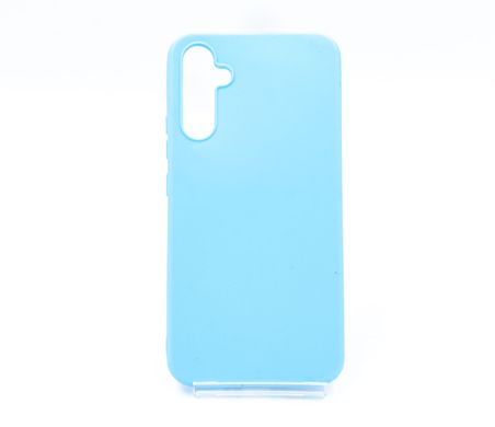 Силіконовий чохол Soft Feel для Samsung A34 5G blue Candy