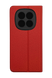 Чохол книжка FIBRA (рельєф) для Xiaomi Redmi Note 15 Pro Plus red Full Camera