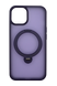 Чохол TPU+PC Metal Buttons with MagSafe Colorful HQ Ring для iPhone 13/14 purple