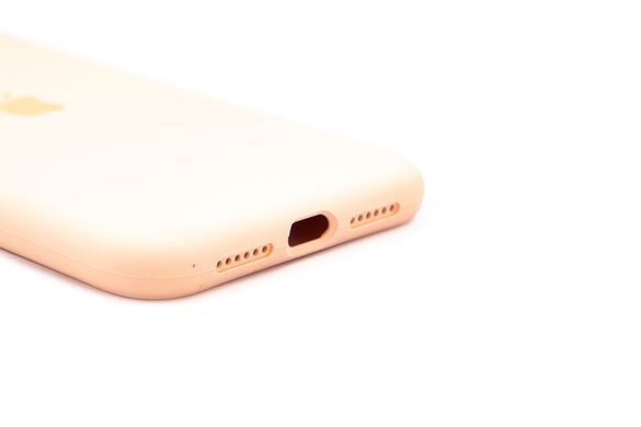 Силиконовый чехол Full Cover для iPhone 11 grapefruit