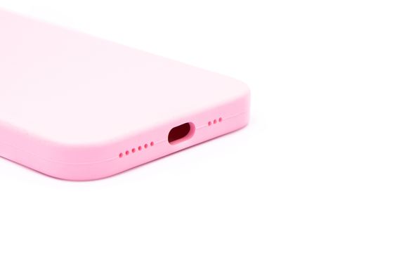Силіконовий чохол Full Cover Square для iPhone X/XS light pink Full Camera
