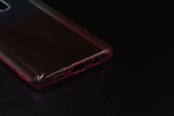 Силіконовий чохол Gradient Design для Xiaomi Redmi Note 8 Pro white / pink 0.5mm