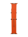 Силиконовый ремешок для Apple Watch Chain Strap Band 42/44/45/49 mm black/orange