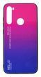 TPU+Glass чохол Gradient HELLO для Xiaomi Redmi Note 8 малиновий