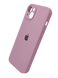 Силіконовий чохол Full Cover для iPhone 15 Plus lilac pride (blackcurrant) Full Camera