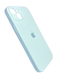 Силіконовий чохол Full Cover для iPhone 15 light blue Full camera